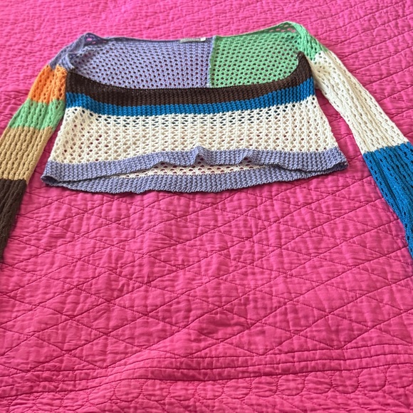 EARTHBOUND Sweaters - Colorful Patchwork Women's Sweater